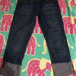 Joe’s cropped jeans.Size 25W